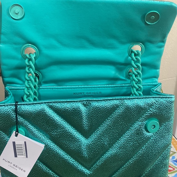 kurt geiger London Quilted Leather Shoulder Bag - Picture 9 of 13